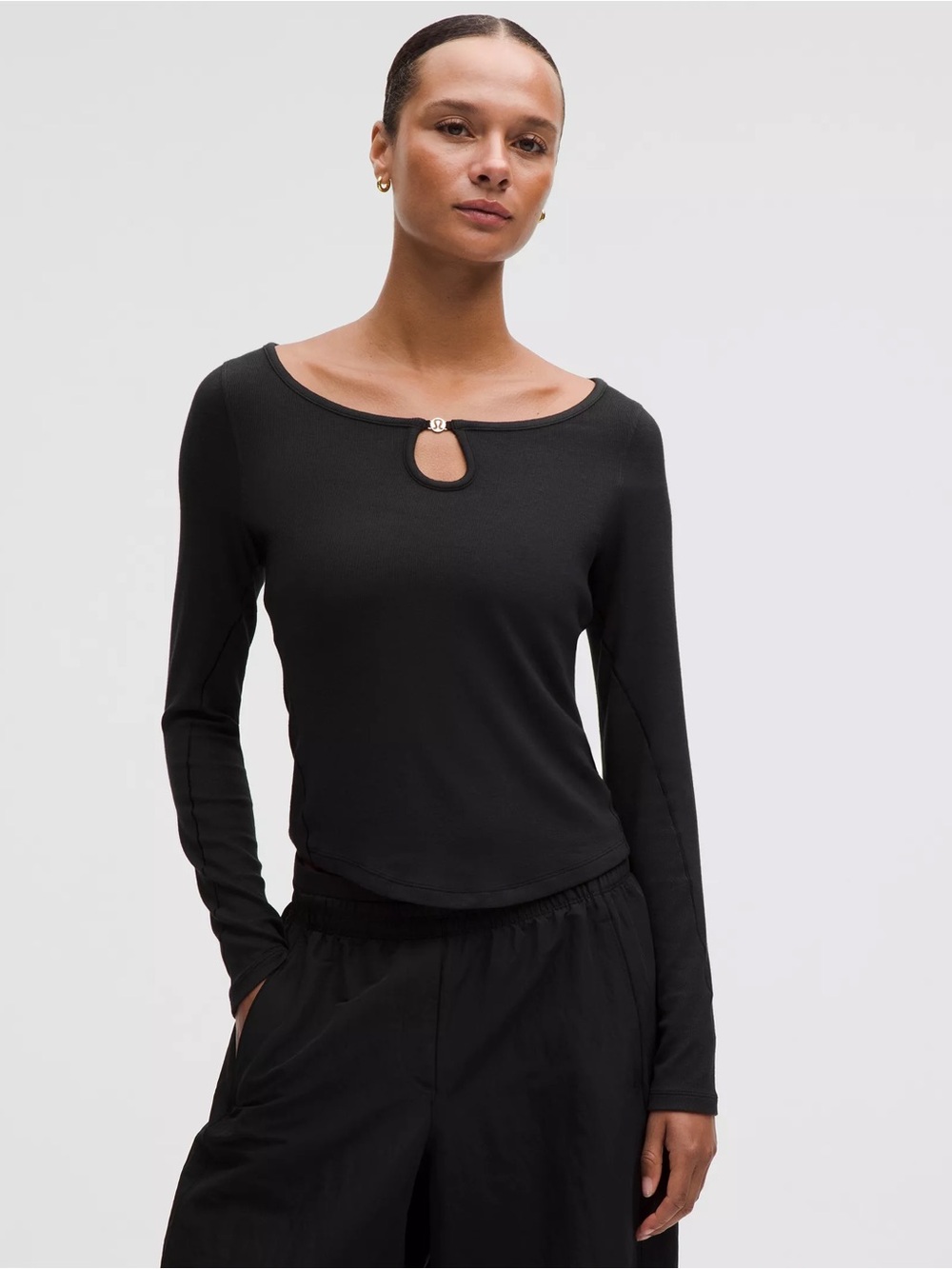 Lululemon Hold Tight Scoop Neck Top with Keyhole Detail